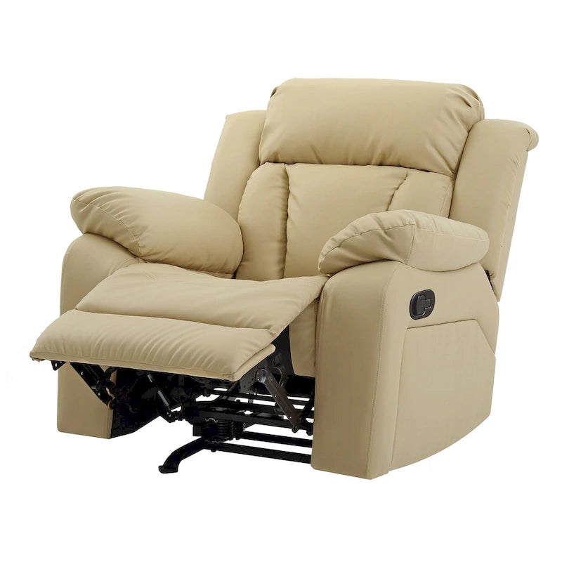 Fauteuil inclinable Daria en similicuir - 38L x 37P x 41H