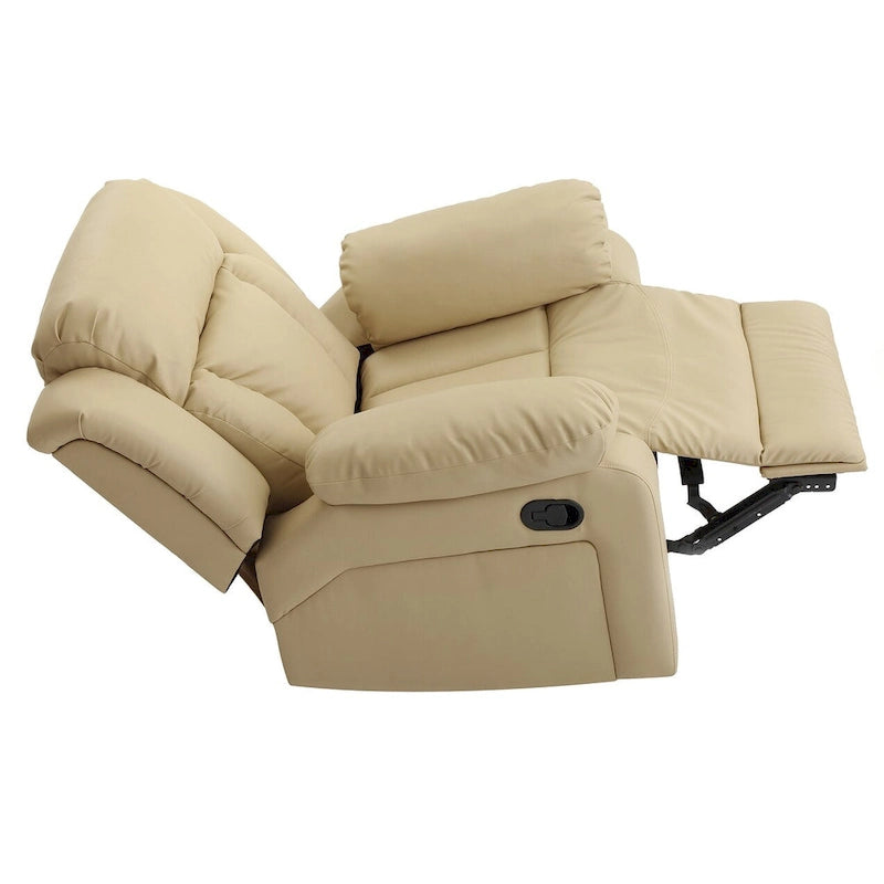 Fauteuil inclinable Daria en similicuir - 38L x 37P x 41H