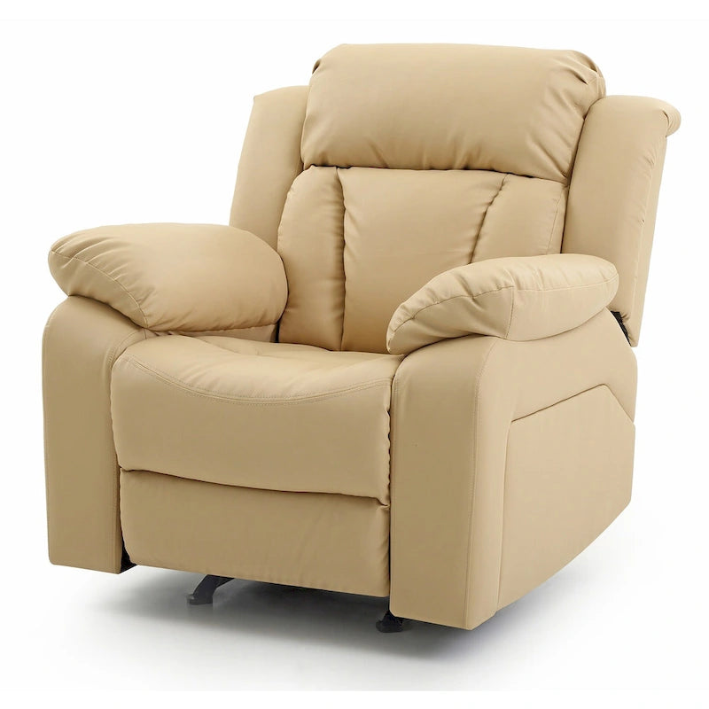 Fauteuil inclinable Daria en similicuir - 38L x 37P x 41H