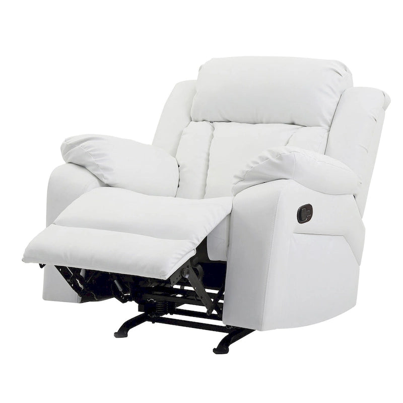 Fauteuil inclinable Daria en similicuir - 38L x 37P x 41H