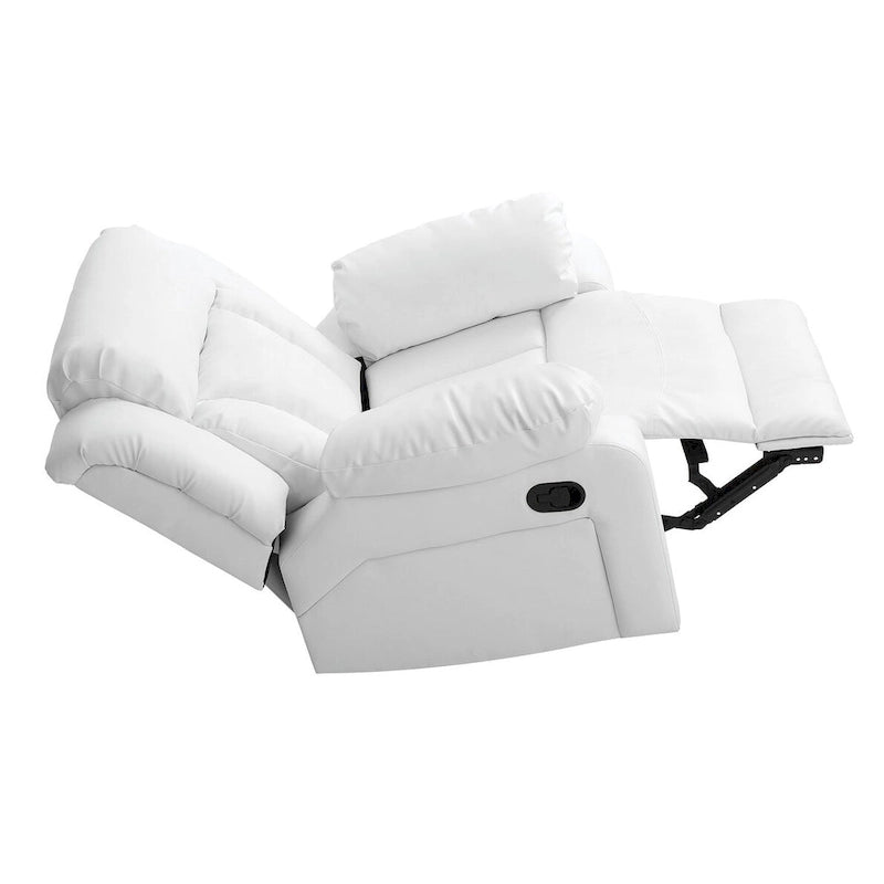 Fauteuil inclinable Daria en similicuir - 38L x 37P x 41H