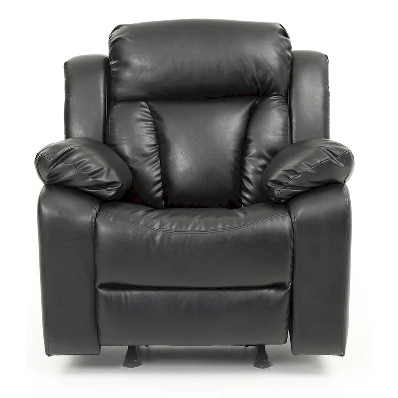 Fauteuil inclinable Daria en similicuir - 38L x 37P x 41H