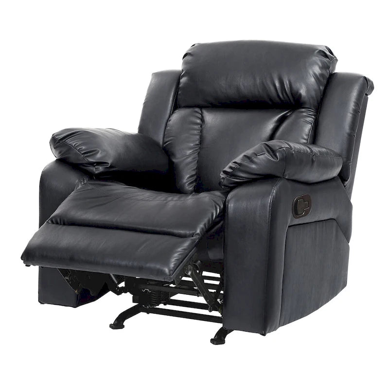 Fauteuil inclinable Daria en similicuir - 38L x 37P x 41H