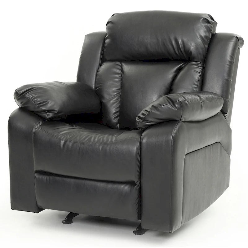 Fauteuil inclinable Daria en similicuir - 38L x 37P x 41H
