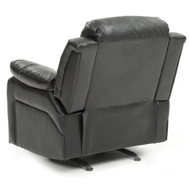 Fauteuil inclinable Daria en similicuir - 38L x 37P x 41H