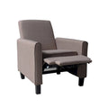 Fauteuil inclinable compact en tissu contemporain
