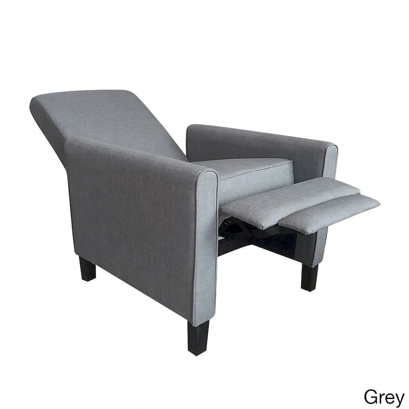 Fauteuil inclinable compact en tissu contemporain