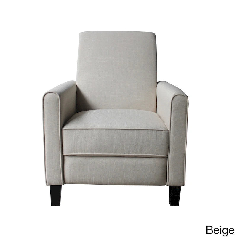 Fauteuil inclinable compact en tissu contemporain