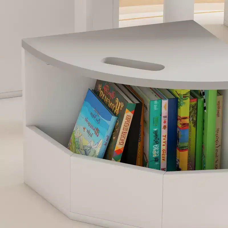 Ensemble Table et Chaises Qaba pour Enfants, Ensemble de 5 Pièces avec Rangement pour Table et Chaises pour Tout-Petits, Idéal pour l'Art, l'Artisanat, le Dessin, la Salle de Jeux, la Salle de Classe, la Crèche