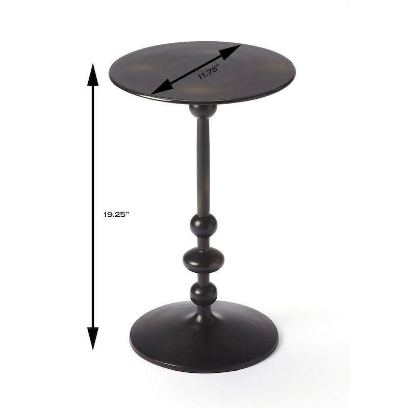 Table d'appoint socle en fer Zora