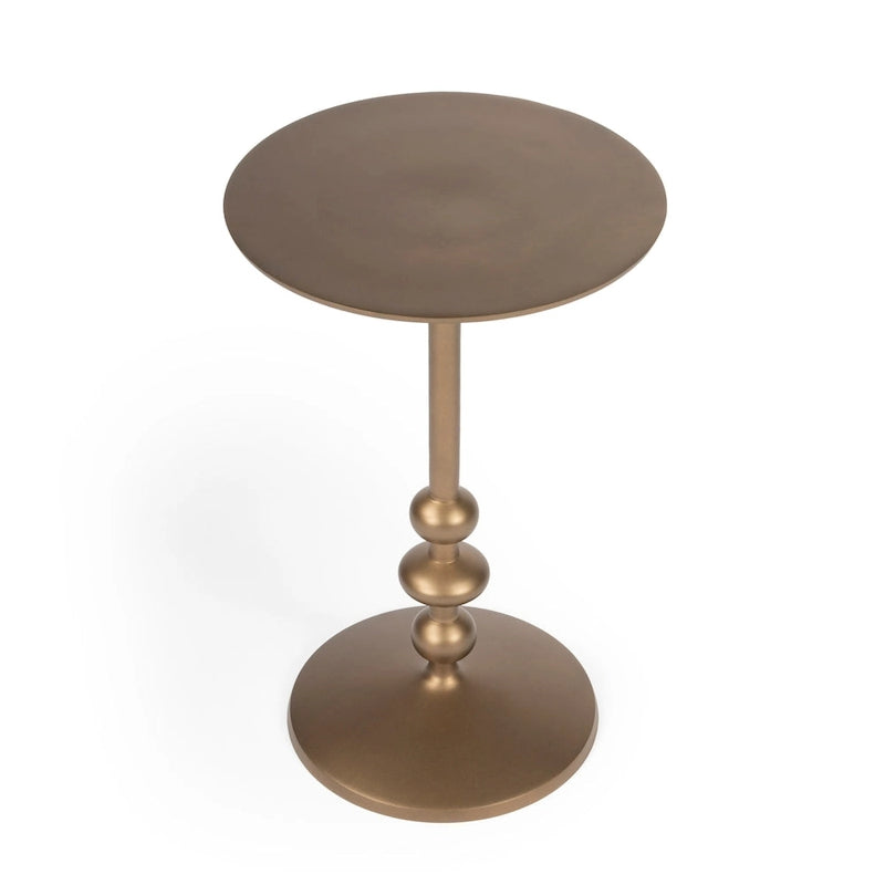 Table d'appoint socle en fer Zora