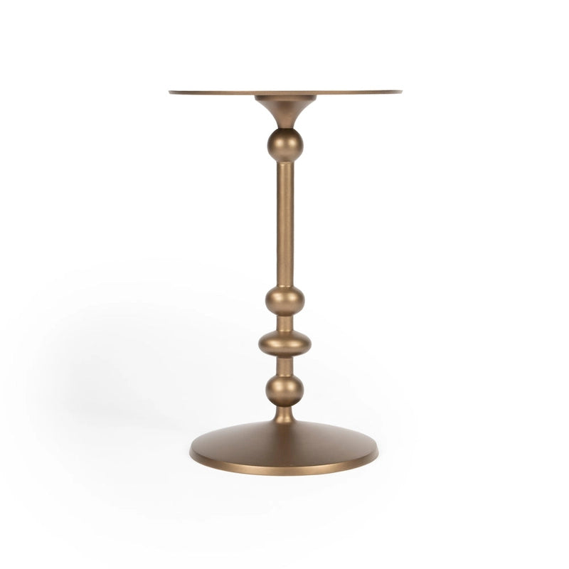 Table d'appoint socle en fer Zora