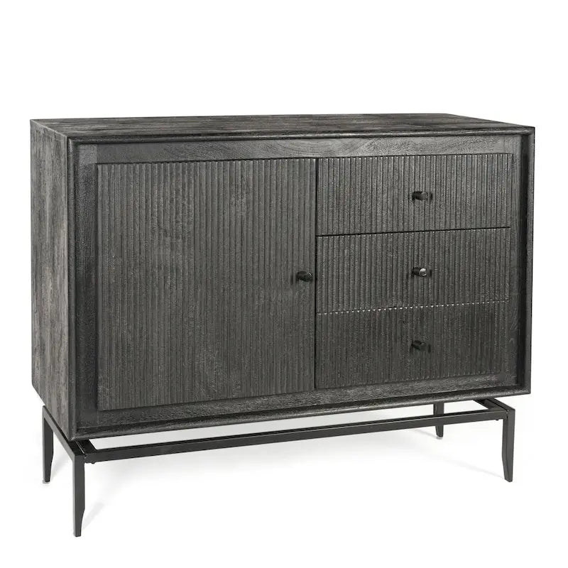 Meuble d'appoint en bois à 3 tiroirs Camilo - 39,5 x 16 x 31