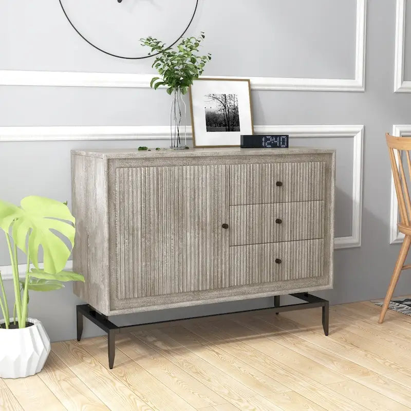 Meuble d'appoint en bois à 3 tiroirs Camilo - 39,5 x 16 x 31