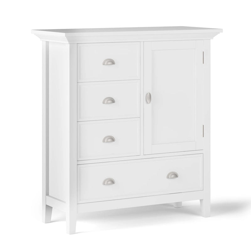 WYNDENHALL Mansfield Meuble de rangement de transition en bois massif de 39 pouces de large - 39w x 17d x 42 h