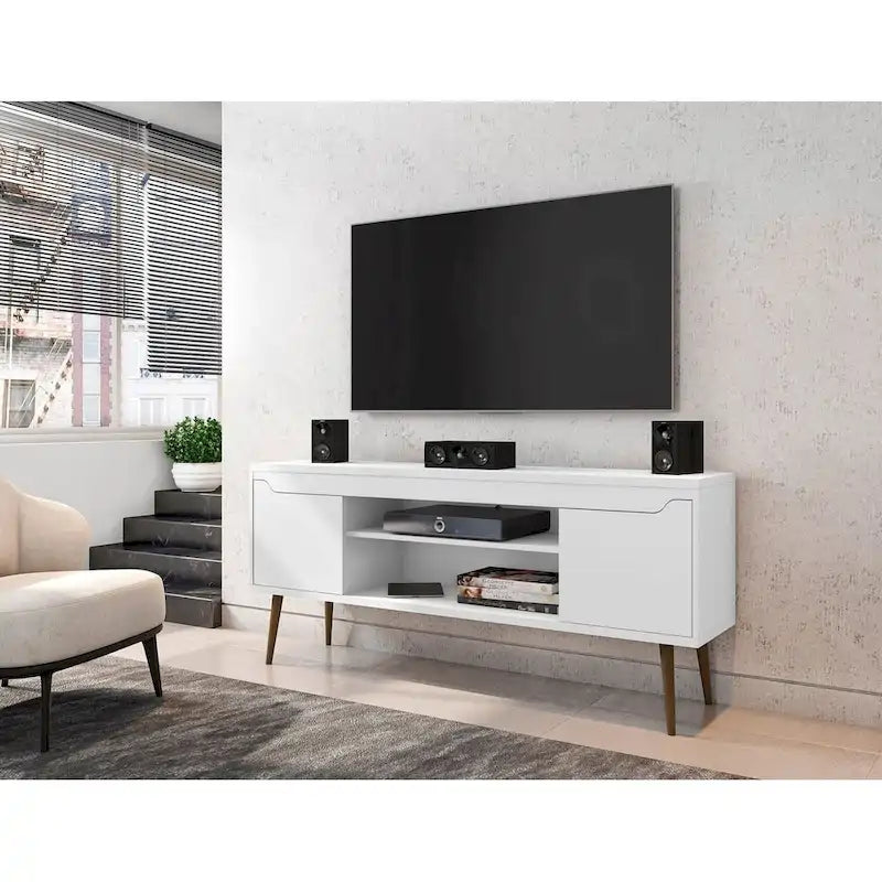 Meuble TV console de rangement Manhattan Comfort Bradley 160 cm