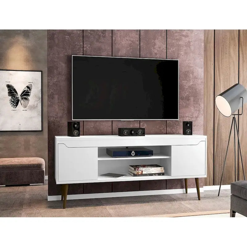 Meuble TV console de rangement Manhattan Comfort Bradley 160 cm