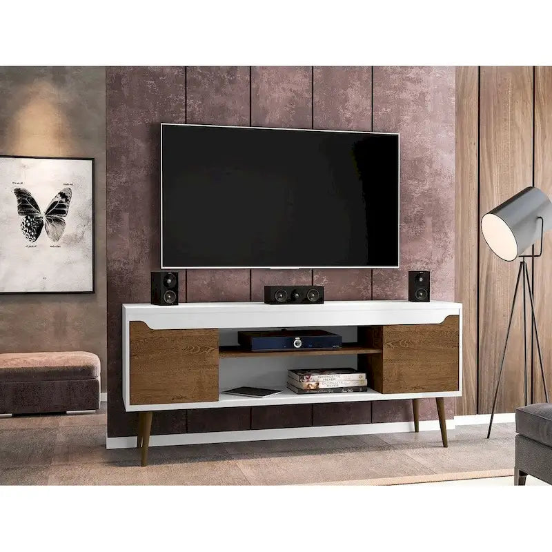 Meuble TV console de rangement Manhattan Comfort Bradley 160 cm