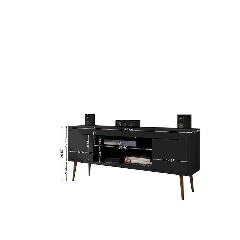 Meuble TV console de rangement Manhattan Comfort Bradley 160 cm