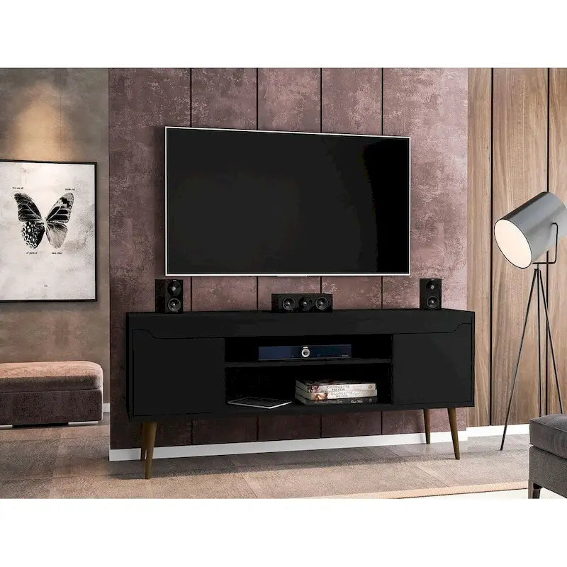 Meuble TV console de rangement Manhattan Comfort Bradley 160 cm
