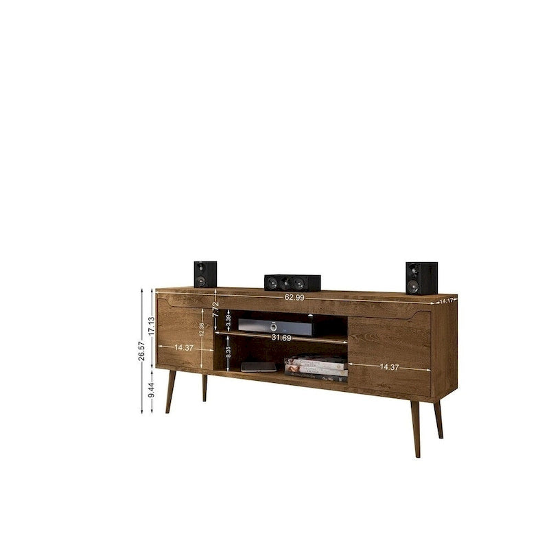 Meuble TV console de rangement Manhattan Comfort Bradley 160 cm