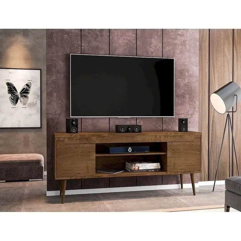 Meuble TV console de rangement Manhattan Comfort Bradley 160 cm