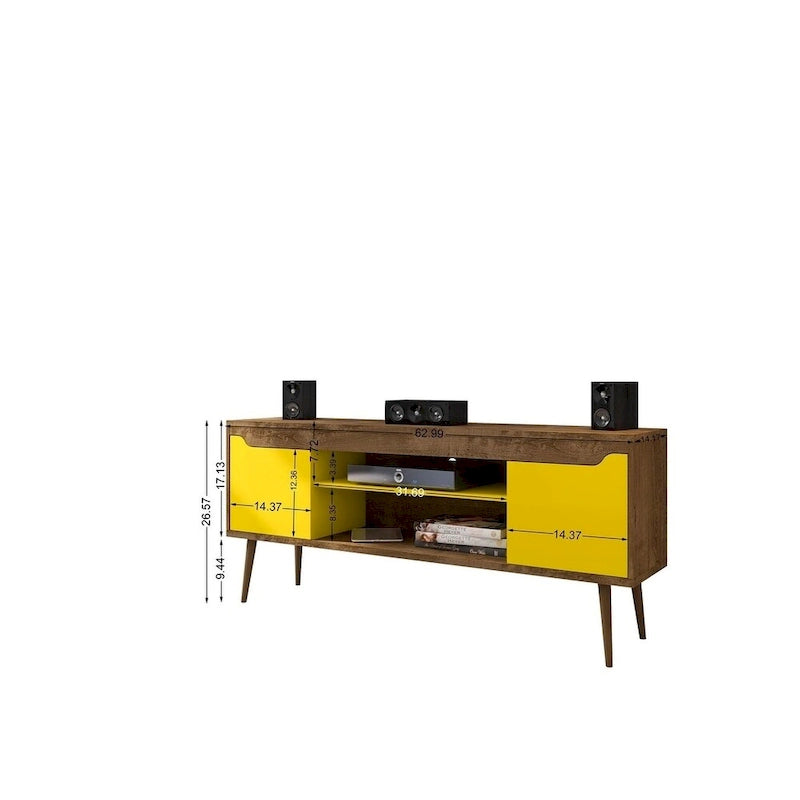 Meuble TV console de rangement Manhattan Comfort Bradley 160 cm