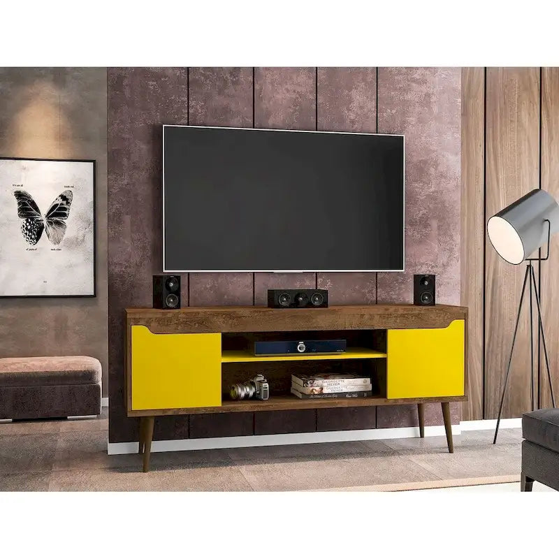Meuble TV console de rangement Manhattan Comfort Bradley 160 cm