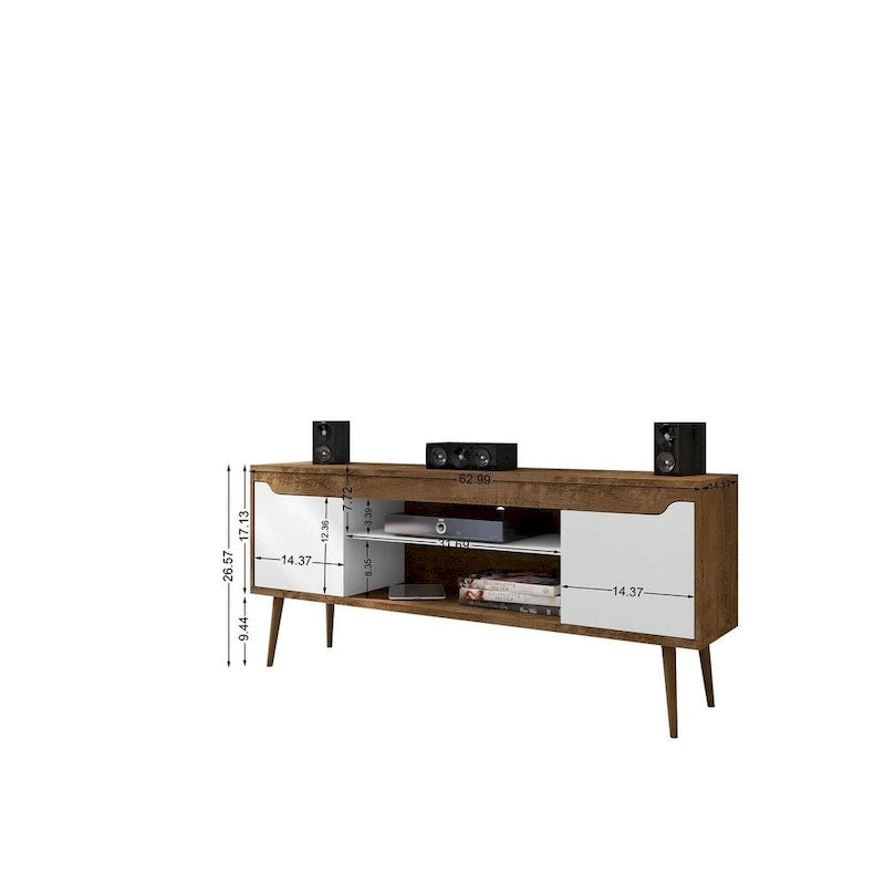 Meuble TV console de rangement Manhattan Comfort Bradley 160 cm