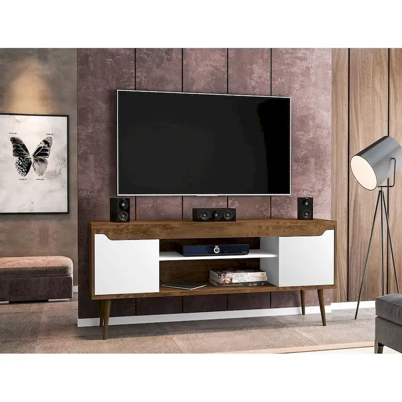 Meuble TV console de rangement Manhattan Comfort Bradley 160 cm
