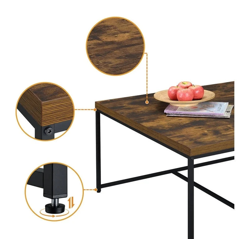 Ensemble table basse 5 pièces Caitlin Wood Grain