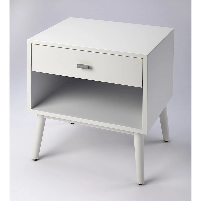 Table d'appoint Sheldon bleue faite main (Indonésie)