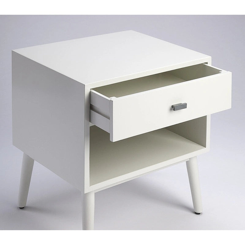 Table d'appoint Sheldon bleue faite main (Indonésie)