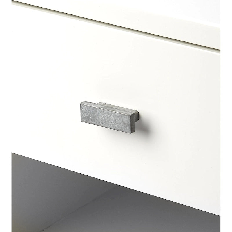 Table d'appoint Sheldon bleue faite main (Indonésie)