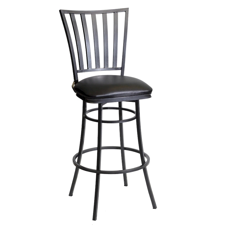 Tabouret de bar pivotant de qualité commerciale Copper Grove Stewart