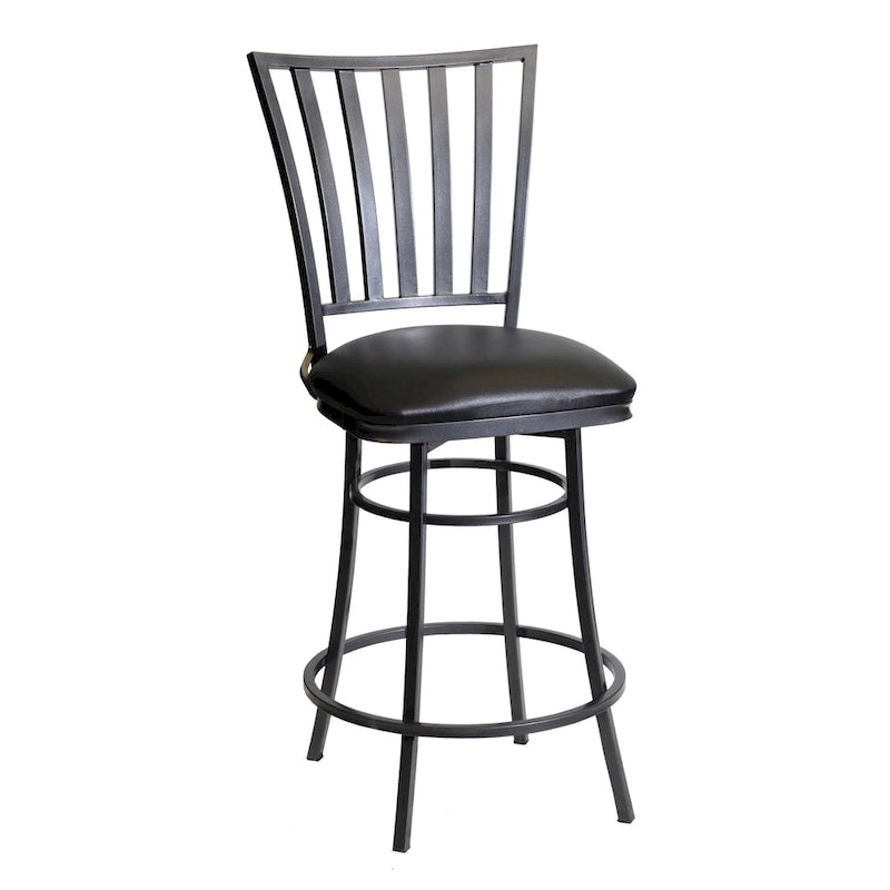 Tabouret de bar pivotant de qualité commerciale Copper Grove Stewart