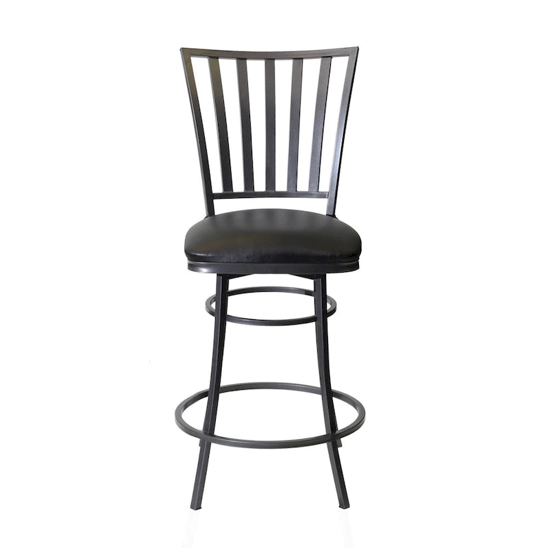Tabouret de bar pivotant de qualité commerciale Copper Grove Stewart