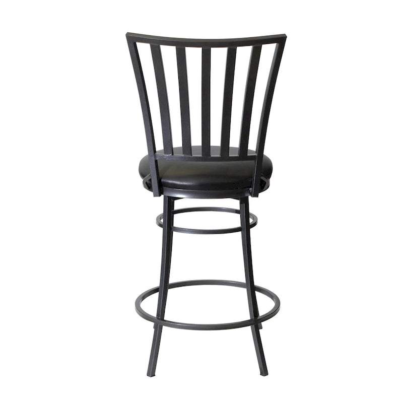 Tabouret de bar pivotant de qualité commerciale Copper Grove Stewart