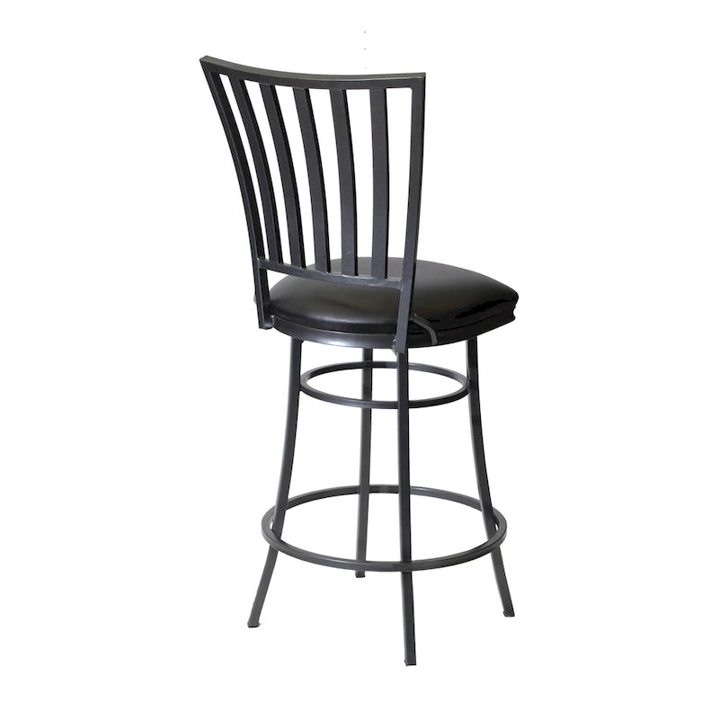 Tabouret de bar pivotant de qualité commerciale Copper Grove Stewart