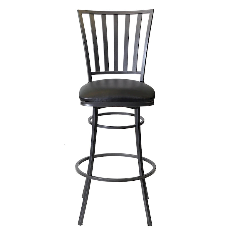Tabouret de bar pivotant de qualité commerciale Copper Grove Stewart