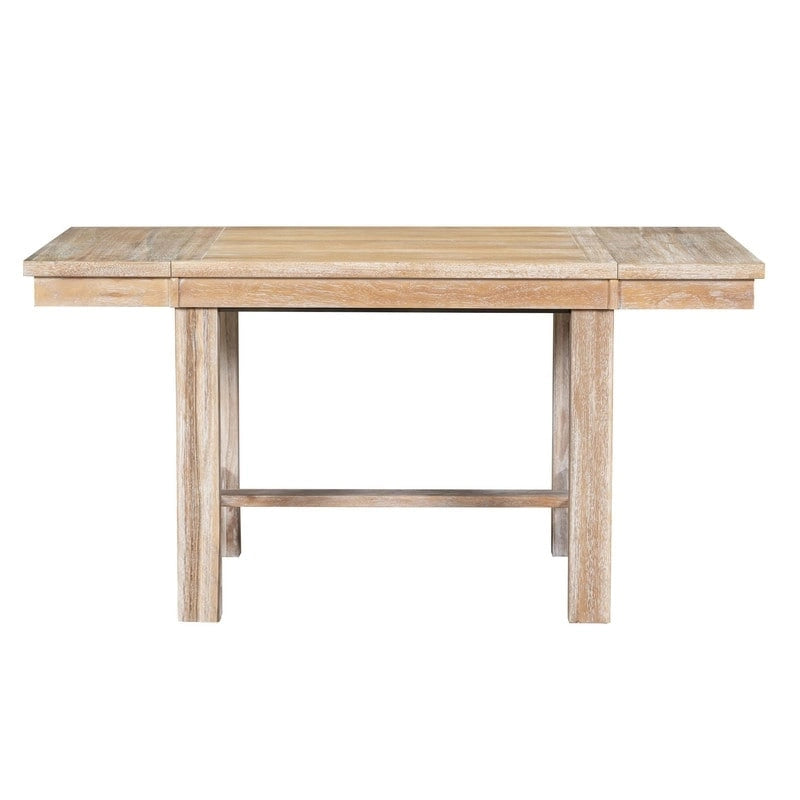 Ensemble de salle à manger et cuisine 6 pièces, table à manger extensible en bois, 4 chaises de salle à manger rembourrées et un banc, deux rallonges amovibles de 28 cm