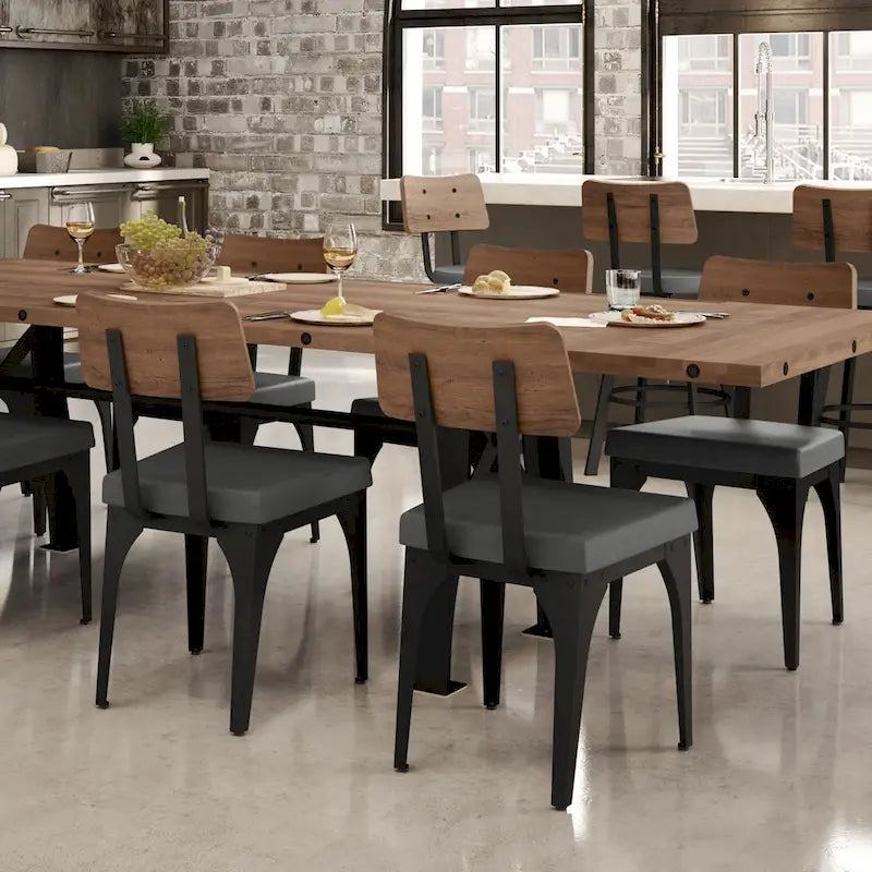 Table extensible en bois massif Sierra Amisco