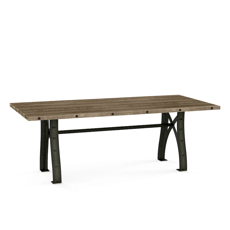 Table extensible en bois massif Sierra Amisco