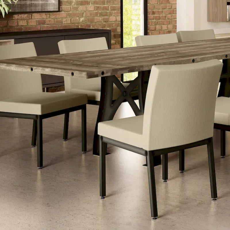Table extensible en bois massif Sierra Amisco