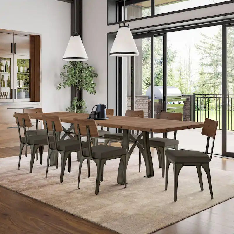 Table extensible en bois massif Sierra Amisco