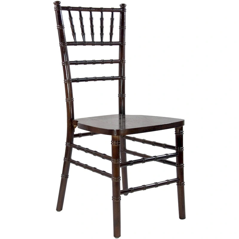 Chaise Chiavari en bois – 18P x 15,75L x 36H