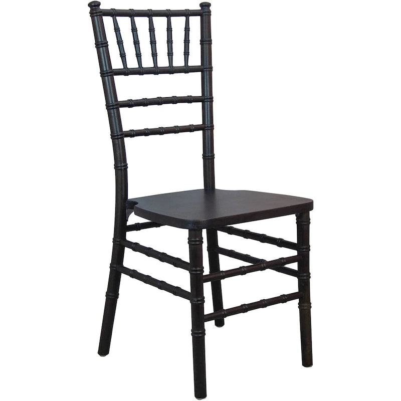 Chaise Chiavari en bois – 18P x 15,75L x 36H