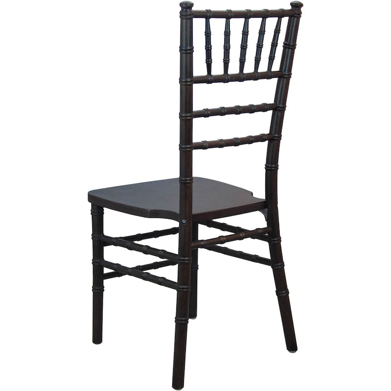 Chaise Chiavari en bois – 18P x 15,75L x 36H
