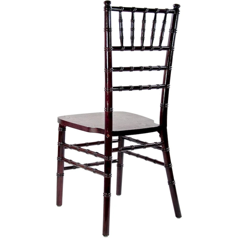 Chaise Chiavari en bois – 18P x 15,75L x 36H