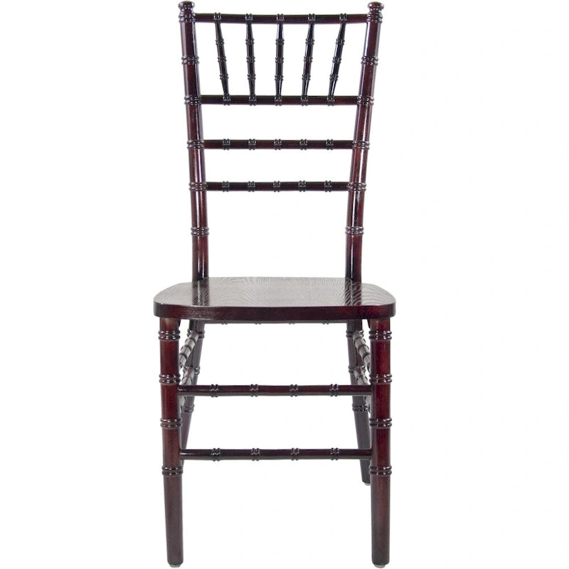 Chaise Chiavari en bois – 18P x 15,75L x 36H